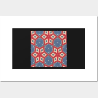 Navajo , Floral , Aztec , Kilim , southwest Posters and Art